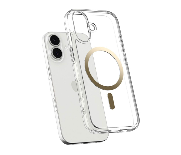 SPIGEN Ultra Hybrid Mag Magsafe do Iphone 17 Clear/Gold 8800283315141 - 1359909 - zdjęcie 5